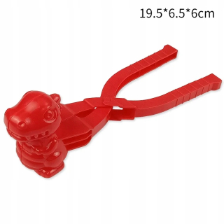 Klip na výrobu snehových gúľ Srdce Duck Snowman Dinosaur Shape Maker Klip Kids Winter